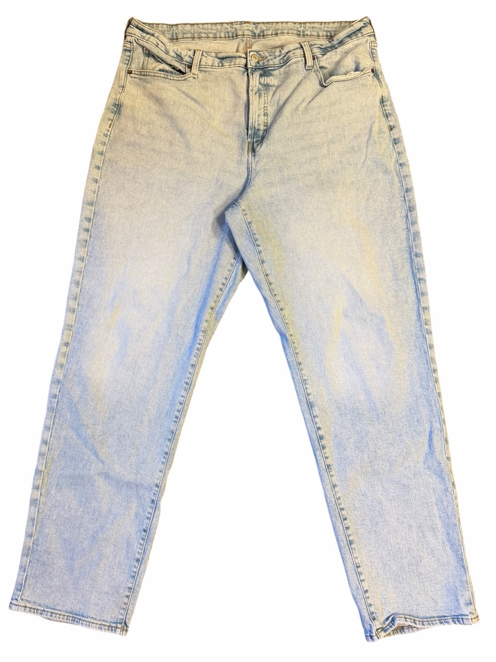 Old Navy Curvy OG Loose Jeans Women’s Size 18 Tall High Rise Light Wash